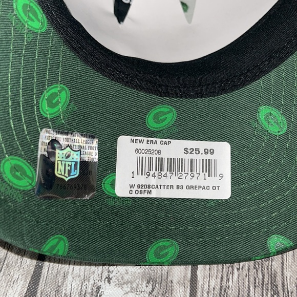 Women Green Bay Packers NFL New Era Adjustable Cap OSFM - Picture 8 of 13
